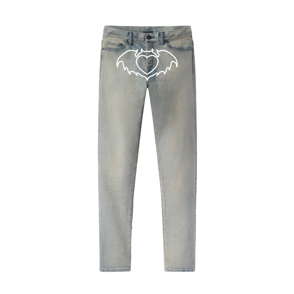 Bat Logo Jeans