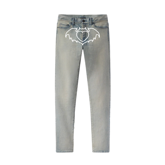 Bat Logo Jeans