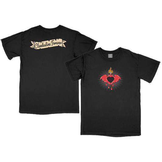 Clandestine Forever Sacred Heart Tee