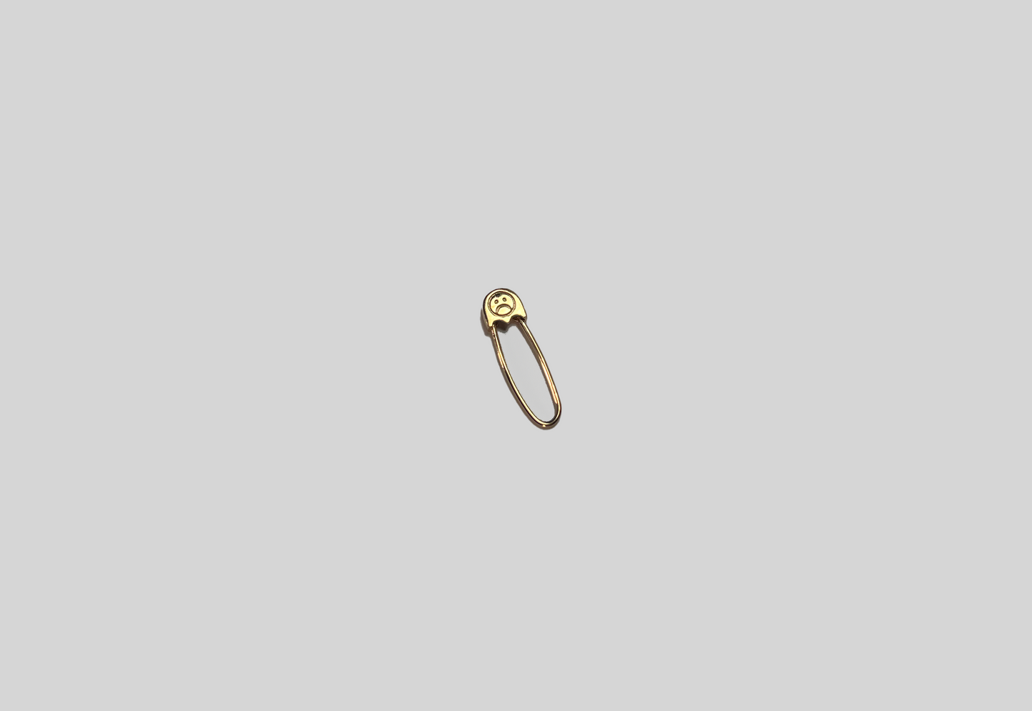Safety Pin Earring (Gold)