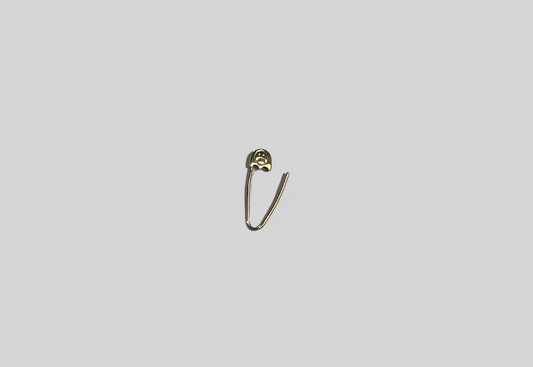 Safety Pin Earrings (Gold)