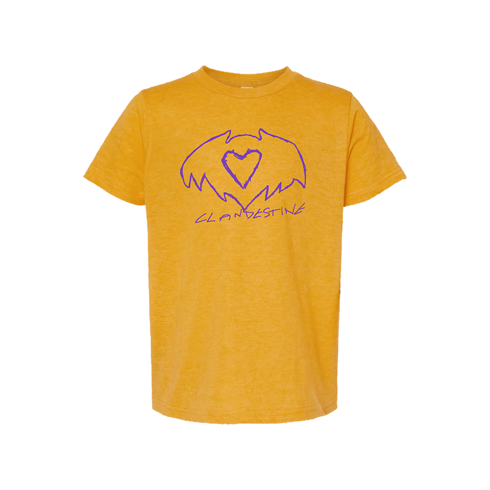 Pete Bat Heart Sketch Tee