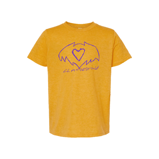 Pete Bat Heart Sketch Tee