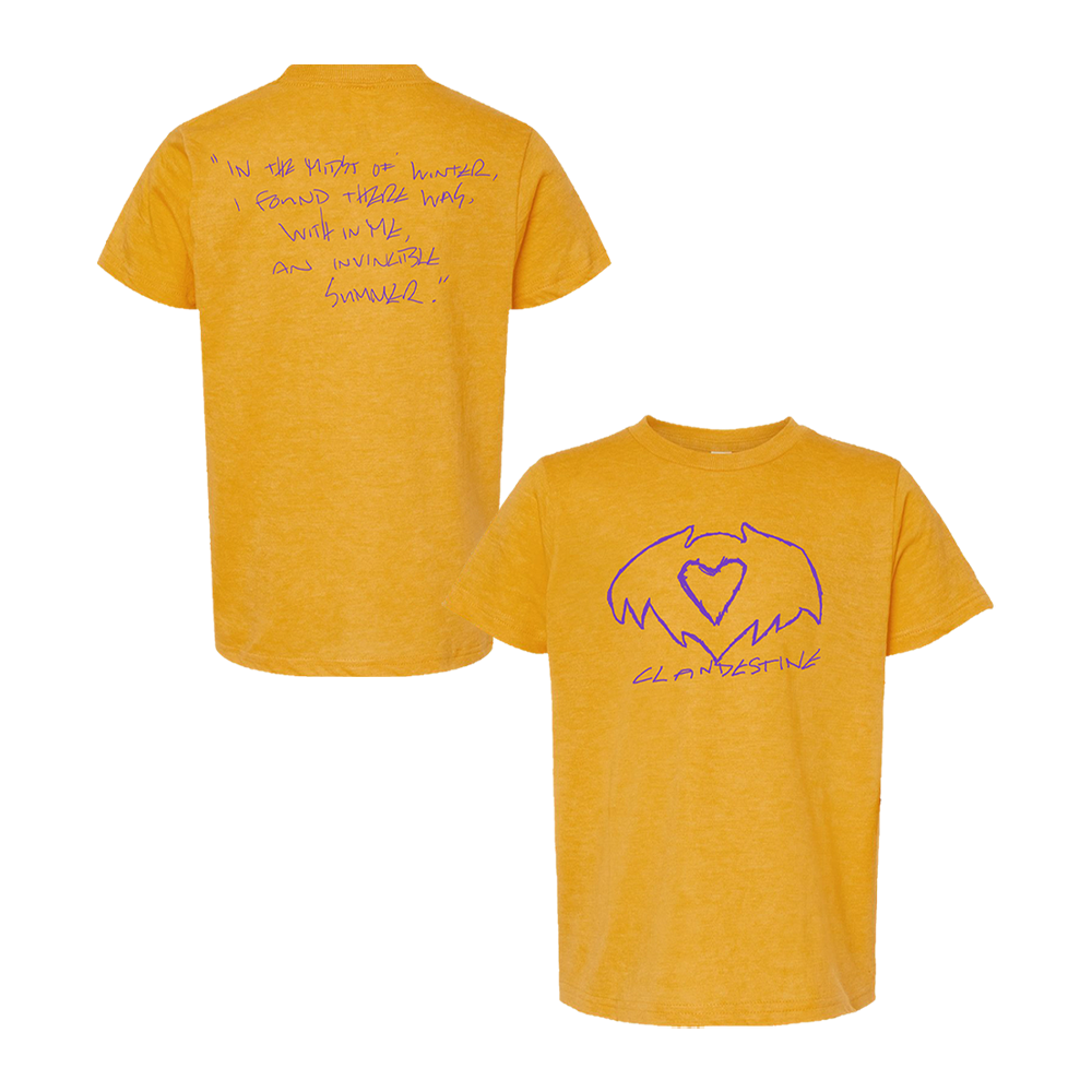 Pete Bat Heart Sketch Tee