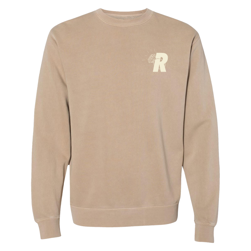 Tan Logo Crewneck