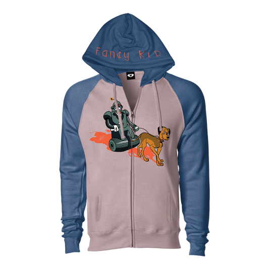 Fancy Kid Robot Zip Hoodie