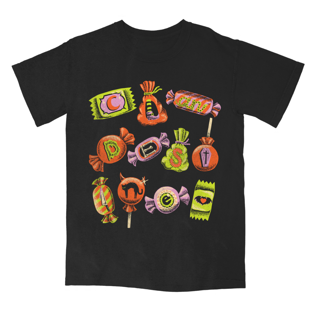 Halloween Candy Tee - Apparel
