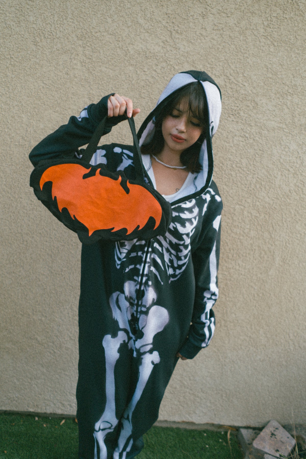 Jack O Lantern Canvas Tote - Accessory