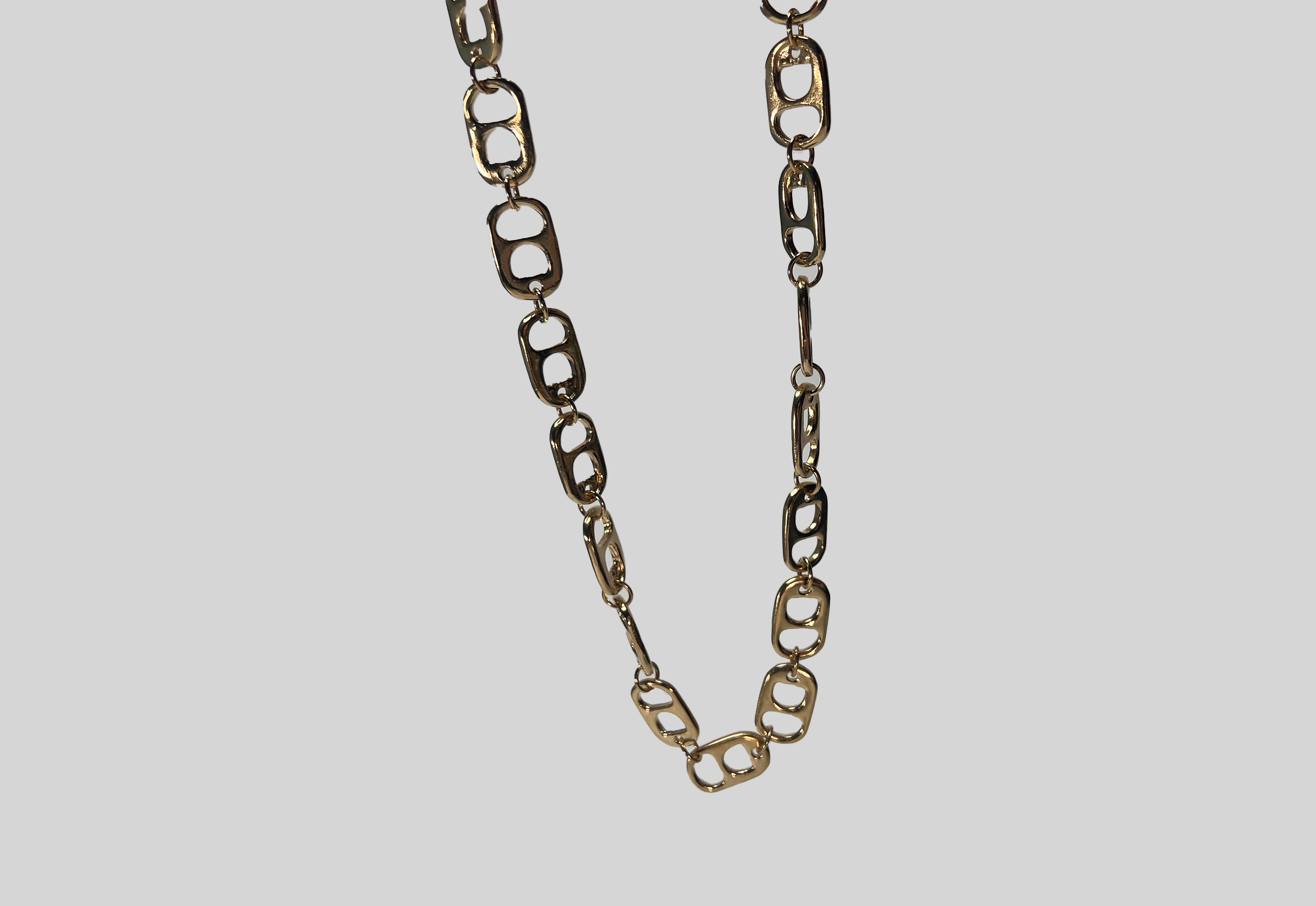 Pop Tab Chain Necklace (Gold) – Clandestine Store US