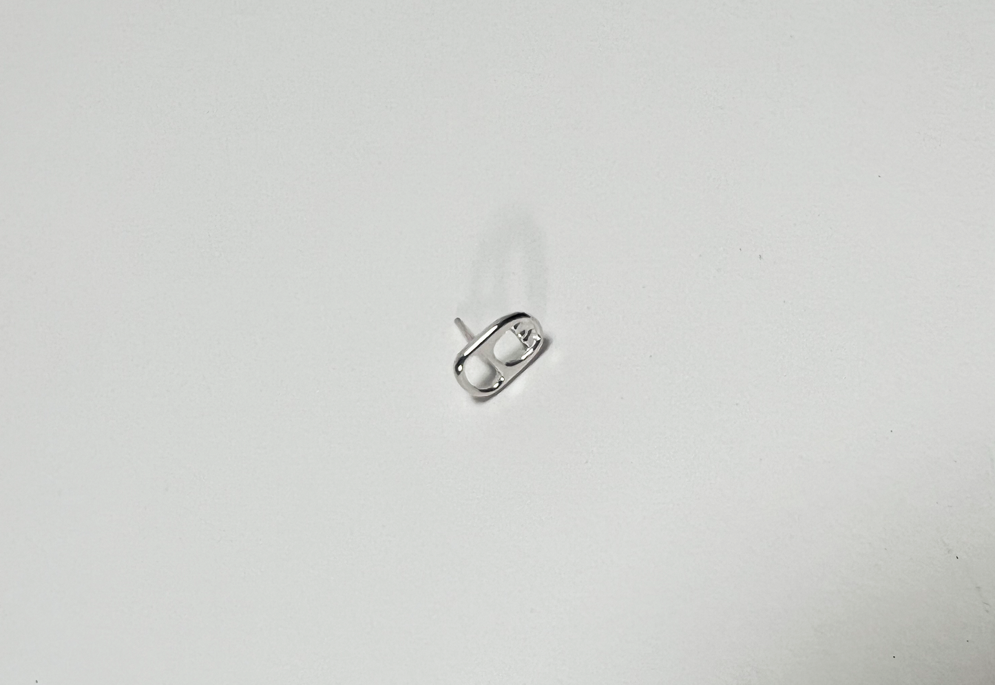 Pop Tab Earring (Silver)