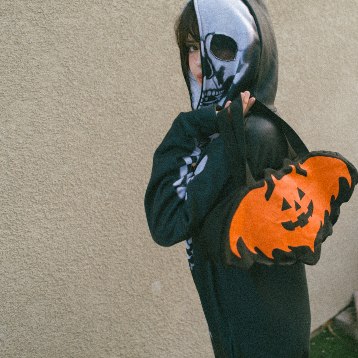 Jack O Lantern Canvas Tote - Accessory